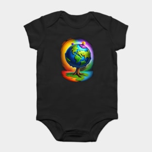 Earth Day Celebration Baby Bodysuit